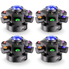 4PCS Moving Head Light 6 Arm LED Beam Light 4in1 RGBW DMX DJ Disco Effect Light