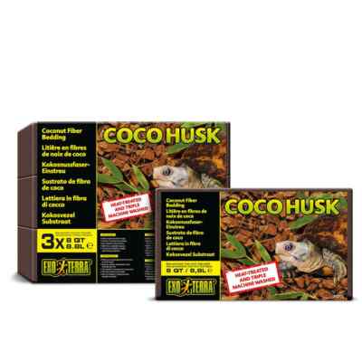 Exo Terra Coco Husk  - Terrariensubstrat aus Kokosnussschale