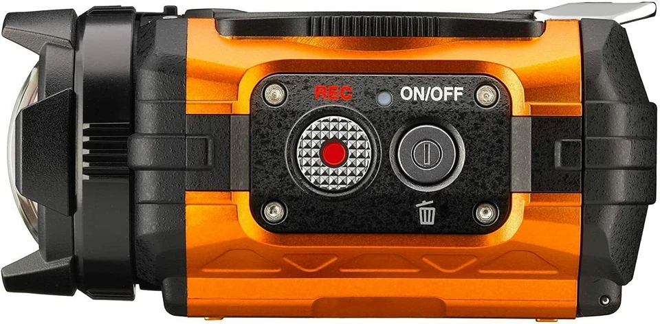 RICOH Waterproof Action Camera WG-M1 Orange WG-M1 OR 08286 - Image 3 of 4