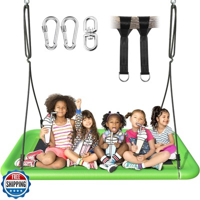 Everyfun 60'' Tree Swing for Kids and Adults, 700lbs Capacity, Waterproof Rect