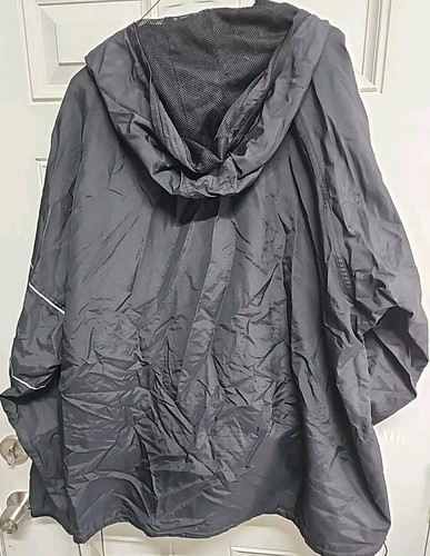 Calvin Klein Black Windbreaker Jacket xxl Vintage (A1) - Picture 4 of 6