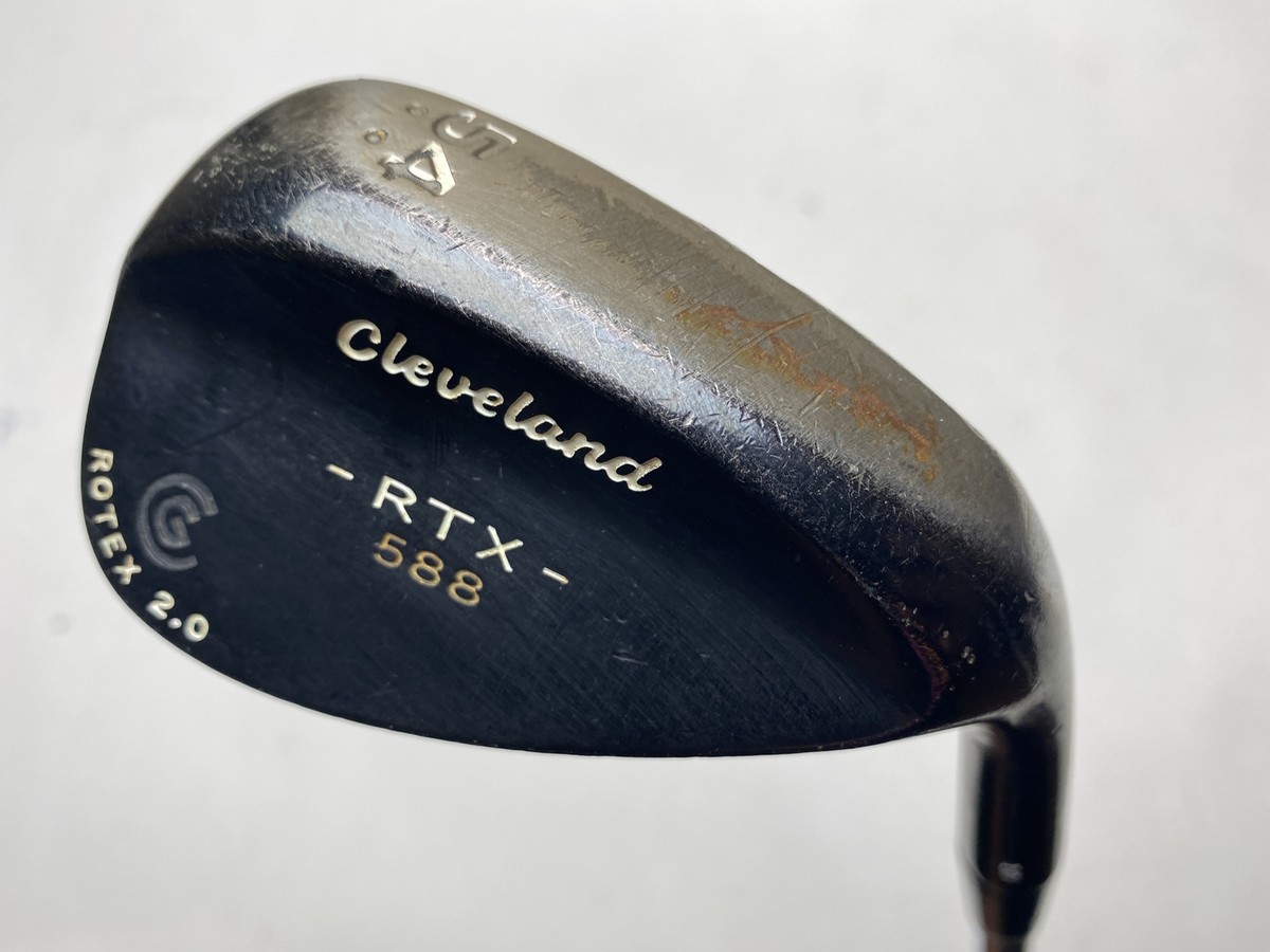 Cleveland 588 RTX 2.0 Black Satin Sand Wedge SW 54* 10 DG Steel