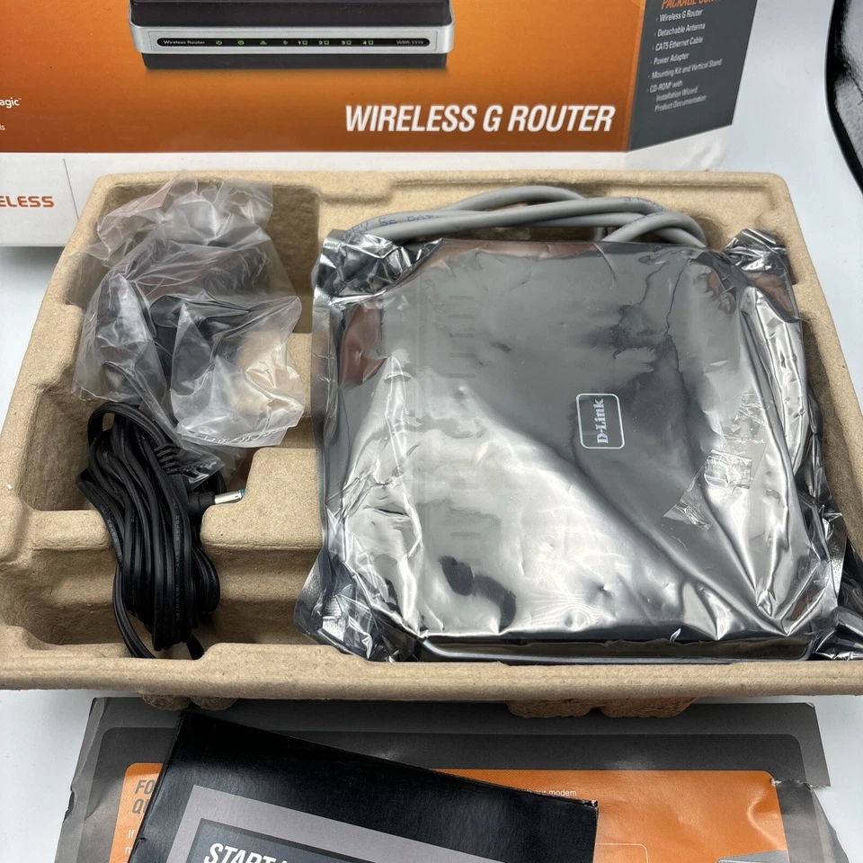 D-Link G WBR-2310 108 Mbps 4-Port 10/100 Wireless G Router IN ORGINIAL Box - Image 4 of 4