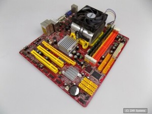 PC Aufrüstkit Mainboard: Jetway PA78GT3HG + AMD X2 4850 CPU + 4GB DDR2, 100% OK