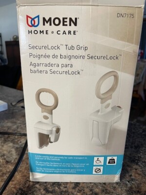 Moen securelock tub grip hand grip 350lbs DN7175 NEW
