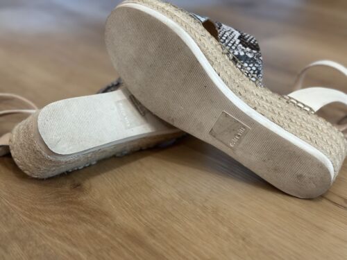 Dolce Vita Women’s Stella Ivory Snake Print Sandal Size 9.5 - Picture 5 of 6