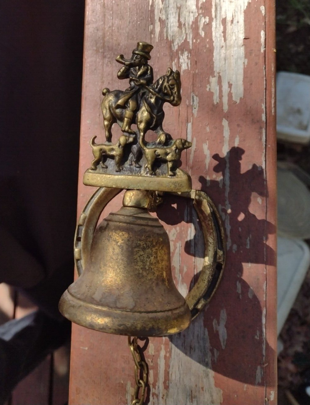 Vintage Brass Bell Wall Mount eBay