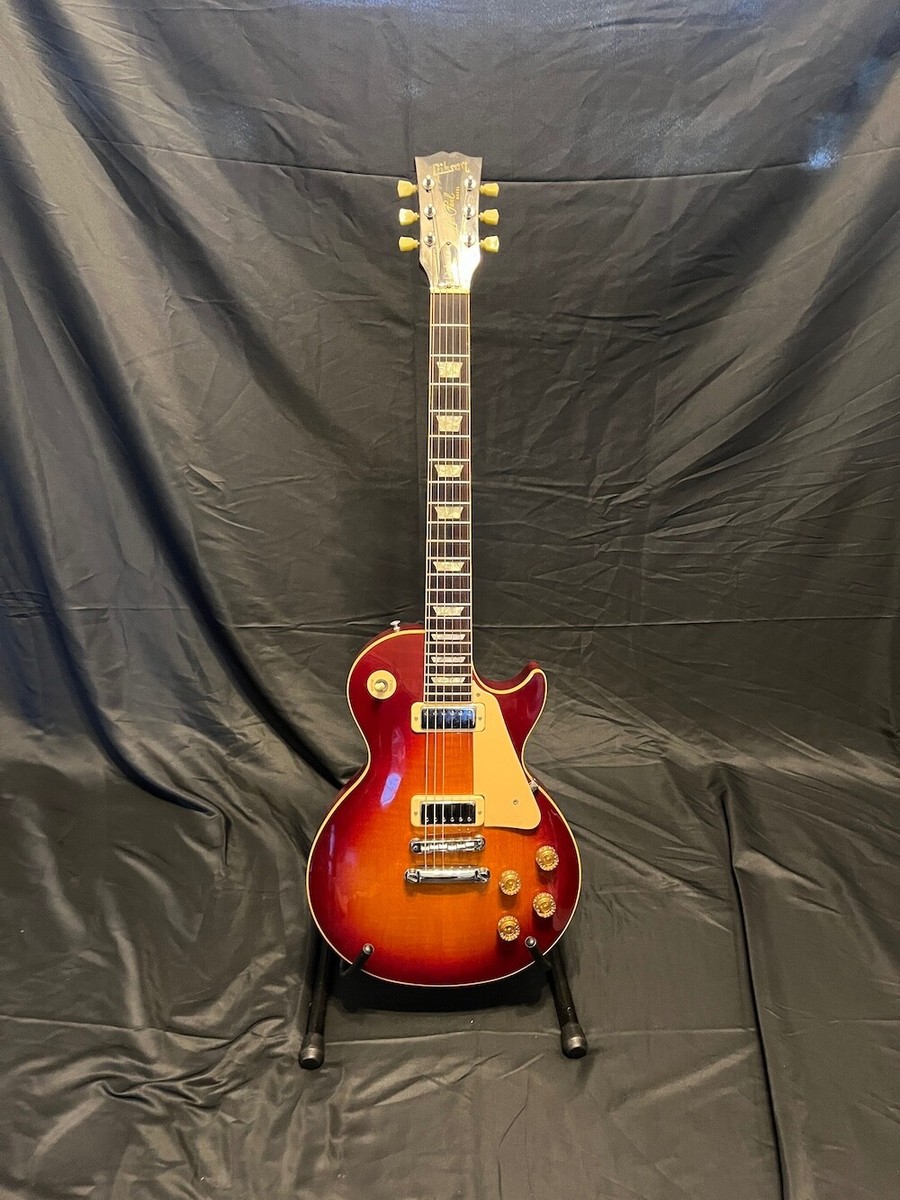 1985 Gibson Les Paul Deluxe in Cherry Sunburst W/Chainsaw