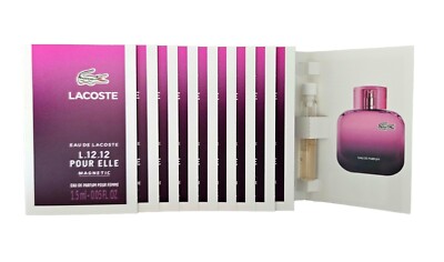 Eau de Lacoste L.12.12 Pour Elle Magnetic 15 ml Eau de Parfum Femme 10x 1,5 ml 