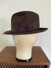Brown Size 7 1950s Vintage Hats for Men for sale | eBay Brown Size 7 1950s Vintage Hats for Men for sale | eBay