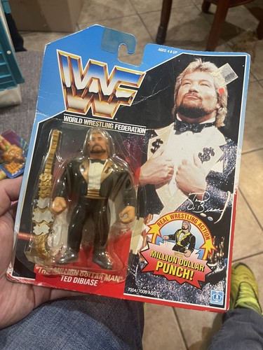 WWF WWE Hasbro Ted Dibiase Million Dollar Man SERI...