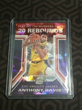 Anthony Davis #19 - Playing The Numbers Game Red Cracked Ice - Optic Contenders 