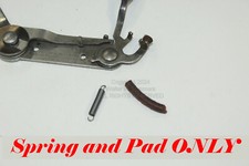 Victor Victrola Lever Brake - Leather Pad & Spring ONLY - Repair Parts Type 2