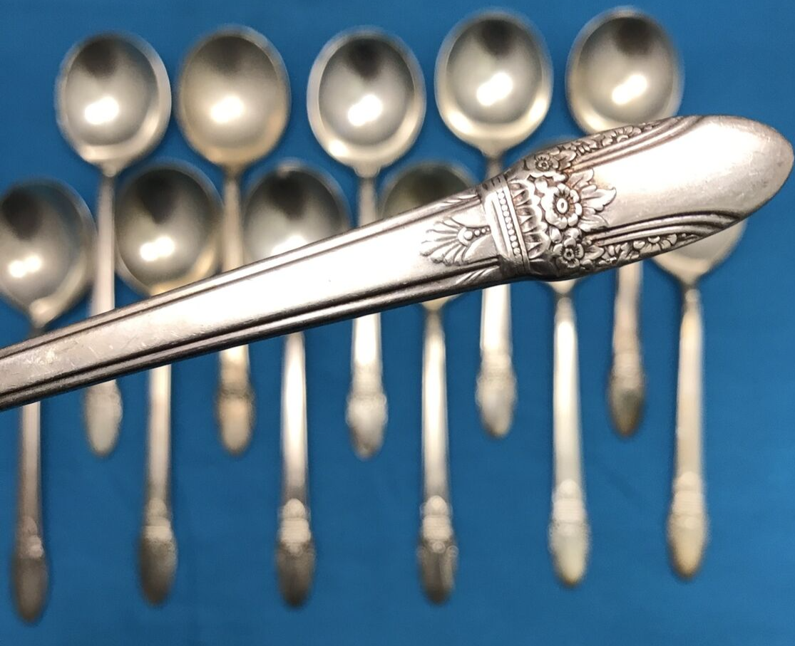 Vintage 12-Pc Set FIRST LOVE Silverplated 7