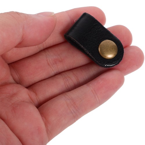 10PCS Leather USB Cord Organizer Data Cable Keeper Charging Cable Wrapper - Photo 4/12