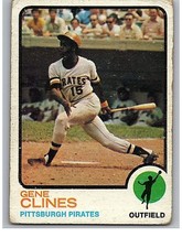1973 Topps Baseball Card Single - #333 Gene Clines