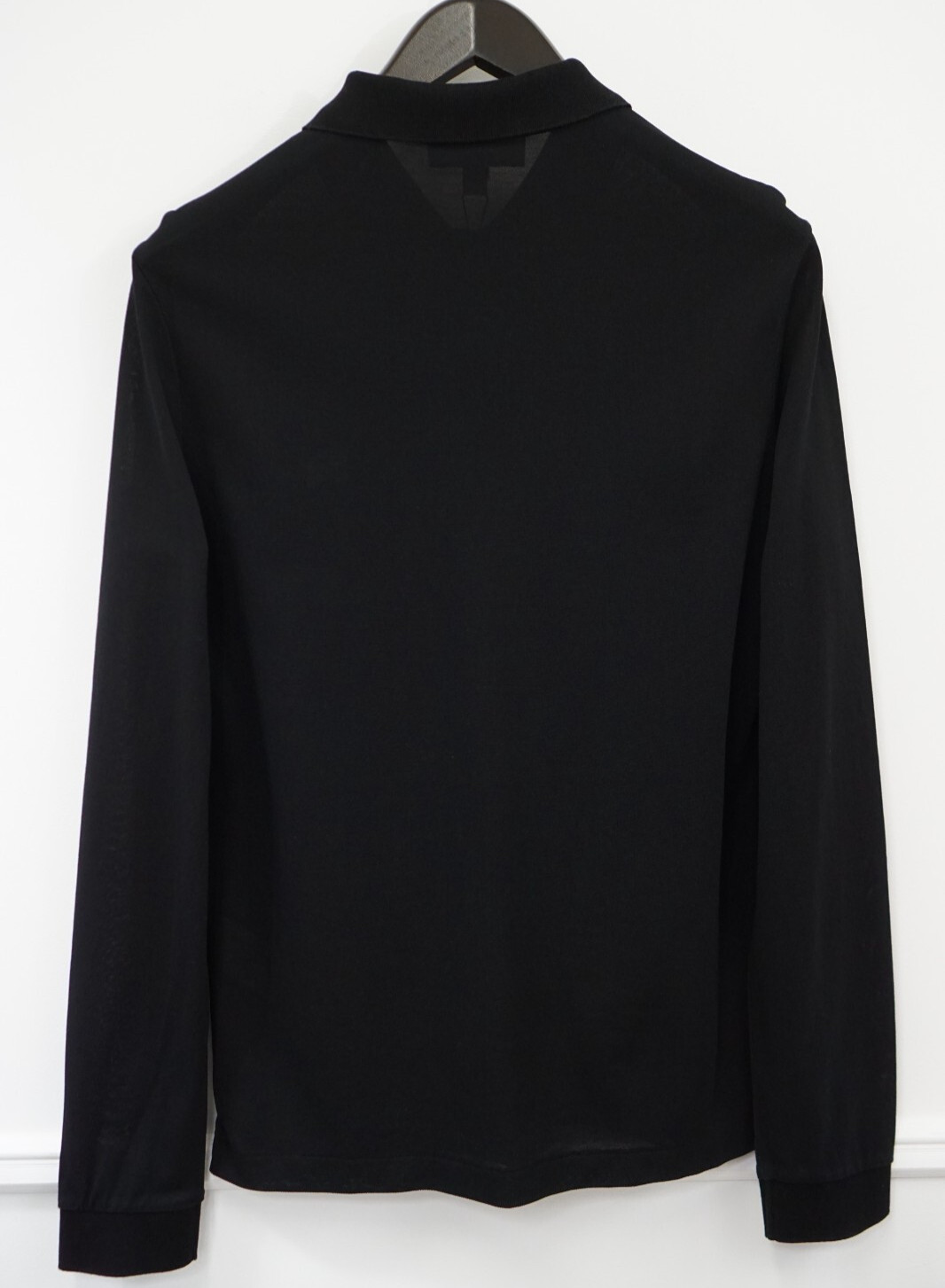 Burberry Rugby Shirt Long Sleeves Polo Neck Black Size Pullover Size M UK/US40 image 2