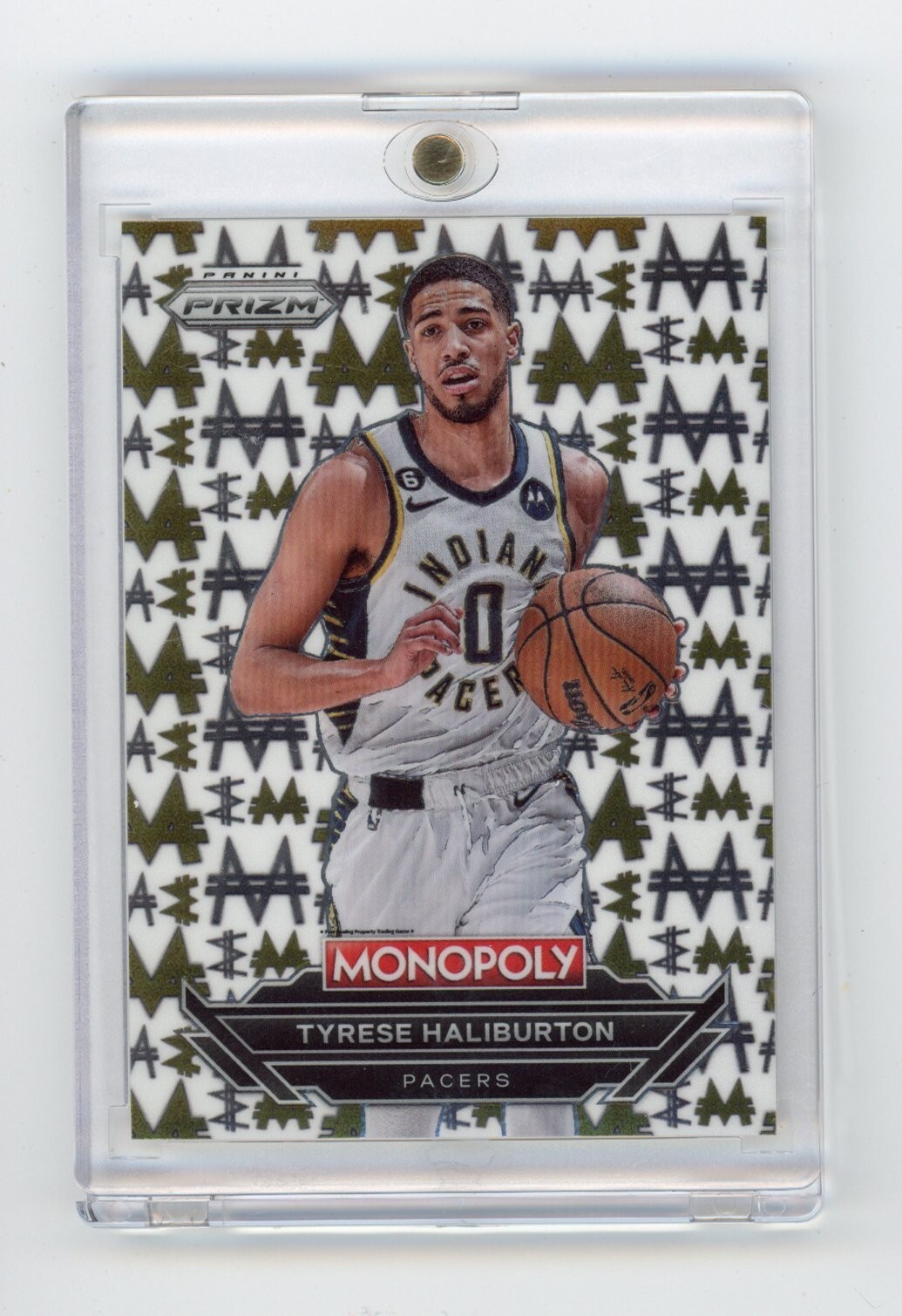 TYRESE HALIBURTON 2023-24 Prizm Monopoly WHITE MILLIONAIRE #W11 CASE HIT SP