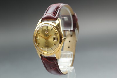 Near Mint Overhauled 1960's RADO Golden Horse 11674 Automatic Gold
