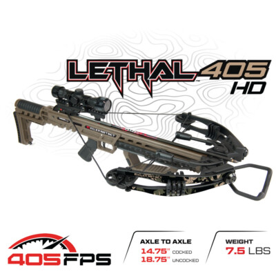 Killer Instinct Lethal 405HD Crossbow Kit with Anti Dry Fire