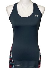 UNDER ARMOUR Heat Gear Semi Fitted Racerback Stretch Workout Tank Women’s Size S