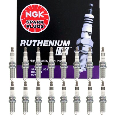 NGK Ruthenium HX Spark Plugs 16PCS for Dodge/ Jeep/ Mercedes-Benz/ Ram