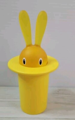 Alessi Made In Italy Yellow Bunny Toothpick Holder