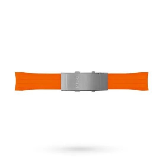 Mido Ocean Star Orange Rubber Watch Strap 22-29mm Titanium Clasp M603015727 18790₽