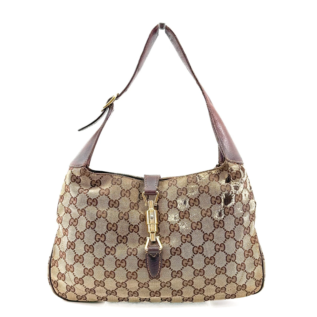 Gucci Jackie Canvas Bags & Handbags for Women for sale | eBay