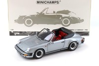 1:18 Minichamps Porsche 911 Carrera 3.2 Cabriolet 1983 Grey Metallic