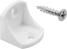 Prime-Line EP 16078 Shelf Bracing, 3/16 In., Plastic Inch, White 