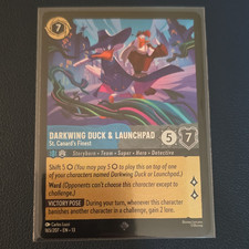 Ravensburger Disney Lorcana Darkwing Duck  Launchpad Foil Super Rare 165/207 EN