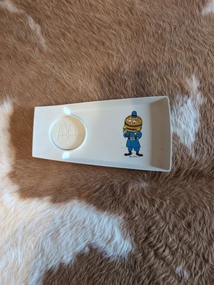 1970s McDonald's Officer Big Mac Happy Meal Drink Holder Serving Tray Plate