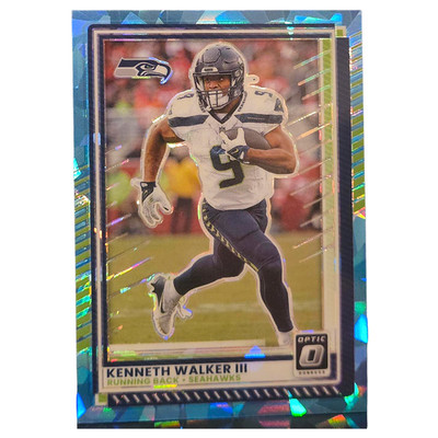 2025 Panini Donruss Optic - Kenneth Walker III Ice Prizm 9/15 #133 Seahawks