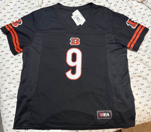 NFL Cincinnati Bengals Joe Burrow Women’s Black Jersey XXL NWT NT 168