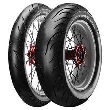 SET DE PNEUS AVON MH90-21 COBRA CHROME AV91 + 130/90-16 COBRA CHROME AV92