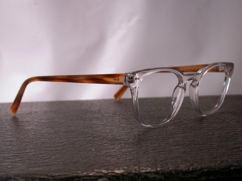 Warby Parker Felix N Crystal Clear Tortoise Eyeglasses Frames
