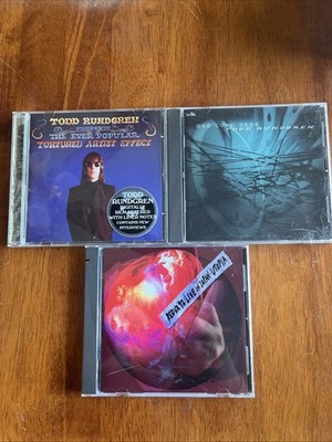 Todd Rundgren Utopia 3 Cd Lot