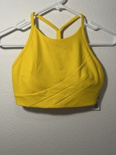 Lululemon Flow Y Wrap-Front High-Neck Bra, Size 8