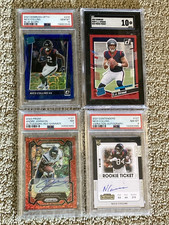 4 Lot PSA 7-10 Houston Texans C J Stroud, Nico Collins Auto, Andre  Johnson Auto