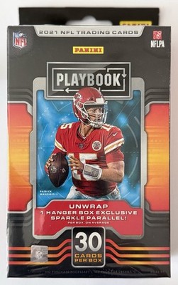 2021 Panini Playbook NFL Football Hanger Box Factory Sealed 30 Cards Sparkle