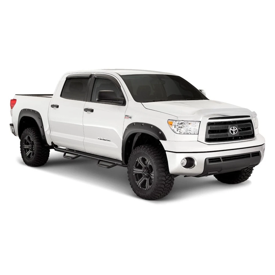 For Toyota Tundra 07-13 Pocket Style Matte Black Front & Rear Fender Flares Foto 3 de 4