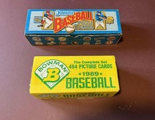 1989 Donruss & 89 Bowman Factory Baseball Card Complete 2 Sets nrmt +3 Rookies