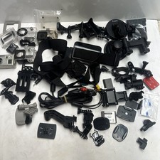 2-Older Go Pro Cameras And Different Accessories. Untested. As Is
