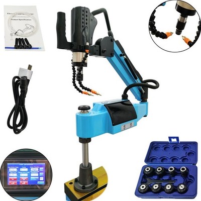 220V M3-M16 360° Universal Electric Touch Tapping Machine GT12 Collet 1-312rpm