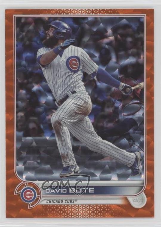 2022 Topps Series 2 David Bote Orange Foilboard #627 /299