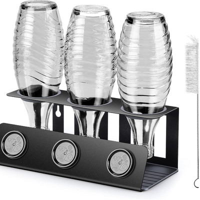 Flaschenhalter Sodastream 3er Abtropfhalter mit Herausnehmbar
