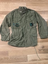Vintage M65 Army Field Jacket Cold Weather Coat OG-107 Small Short 1984 34