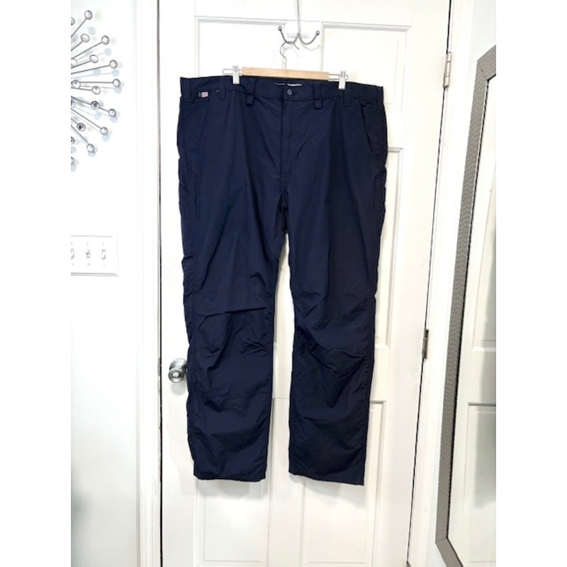 Carhartt FR Relaxed Fit Ripstop Pants Men 46x34 Navy CAT 2 Flame Resistant Cargo