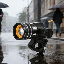 2Sets USB Rechargeable LED Bicycle Headlight Bike Front Rear Lamp Cycling Ligh2w